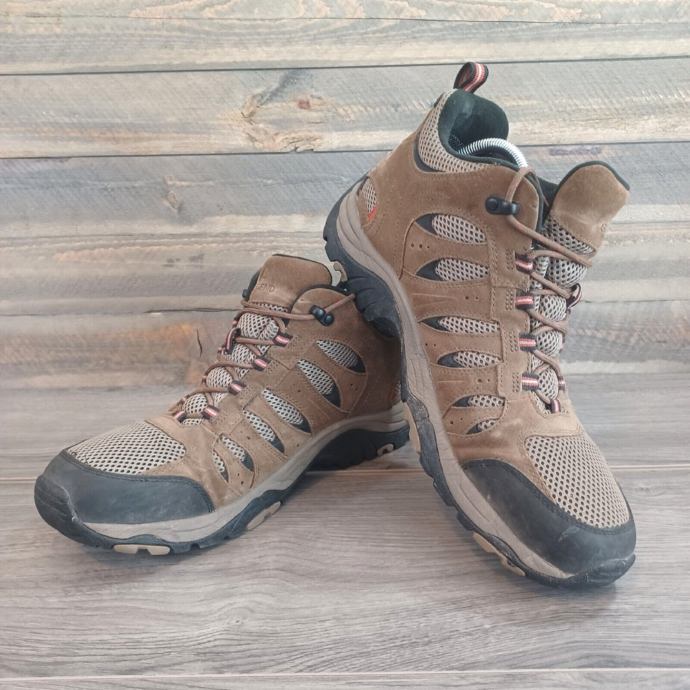Ascend Lisco Hiking Boots Size  14 M Suede Leather Mid Ankle Trail Gorpcore